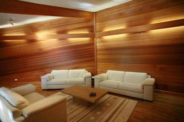 Плюсы и минусы, варианты применения деревянных панелей для потолка и стен - фото