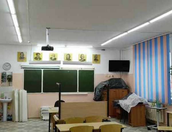 Светодиодное освещение в школах - фото