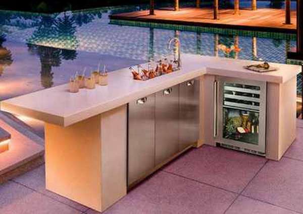 Встраиваемые холодильники под столешницей с фото